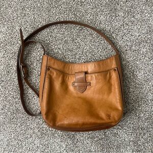Frye Leather Brown Saddle Bag